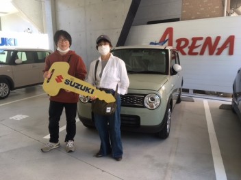 ラパン　ご納車おめでとうございます